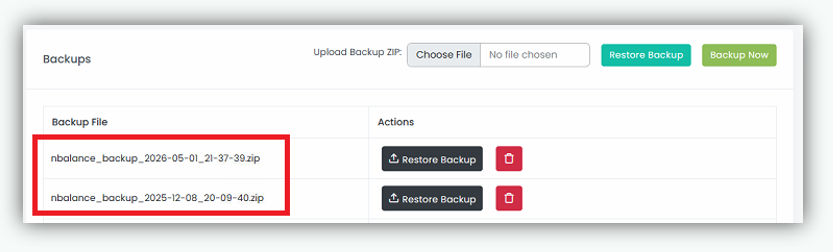 Backup